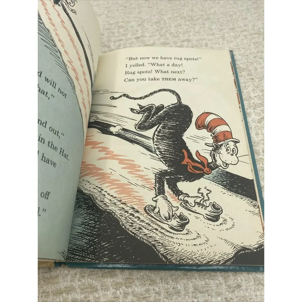 Vintage 1958 CAT IN THE HAT COMES BACK Dr Seuss Book Club Very Rare!!